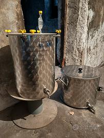 Pentola produzione + Fermentatore 50 L Polsinelli
