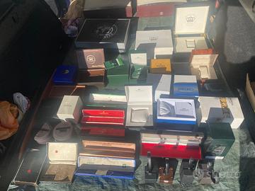 Scatole e espositori per orologi varie  marche