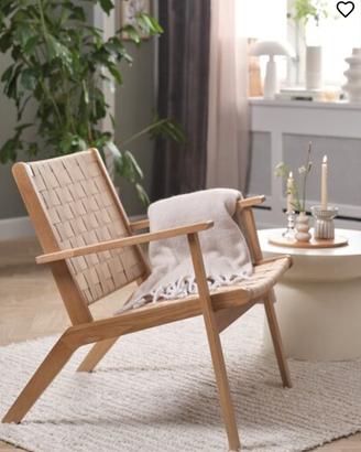 Poltrona beige UDSBJERG come nuova