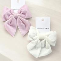 Eleganti Fiocchi per capelli in velluto bambina