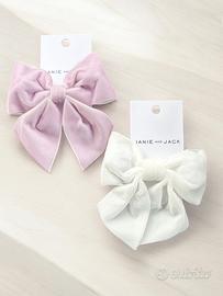 Eleganti Fiocchi per capelli in velluto bambina