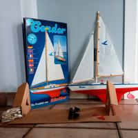 barca a vela Condor Günther in legno Germany 1981