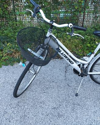 bicicletta da città bluwind