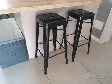 Sgabelli alti per cucina bar  stile industriale 