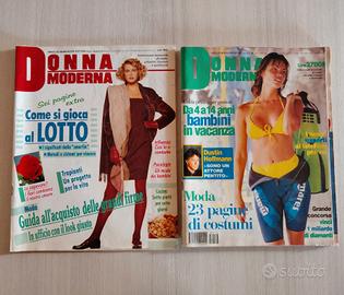 2 Riviste Donna Moderna (1988-1995) Con Inserti 