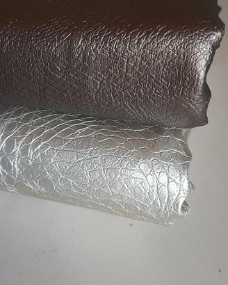 Tessuto ecopelle 2 scampoli 