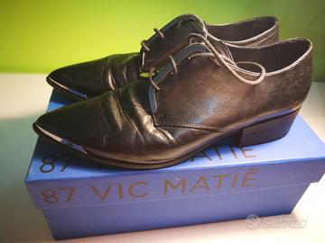 Scarpe da donna 87 Vic Matié in pelle nera num 38