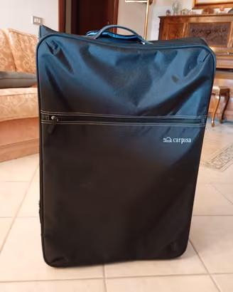 Trolley Carpisa tessuto morbido nero