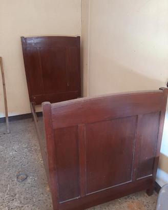 TESTIERA IN LEGNO LETTO SINGOLO