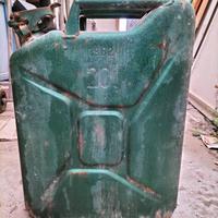 Tanica vintage in metallo 