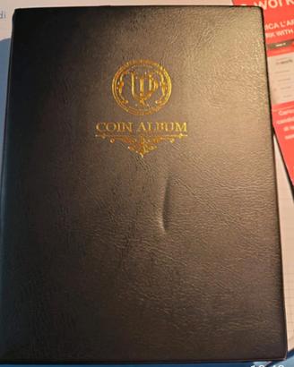 Libro Portamonete con 120 pezzi