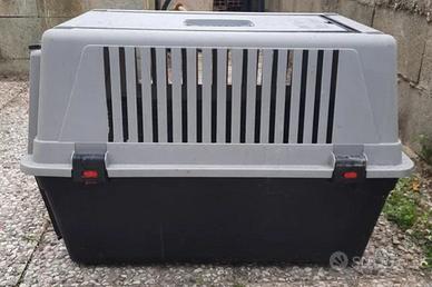 Trasportino Cane media dimensione Grigio/Nero