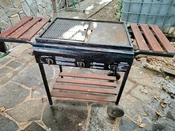 griglia/piastra a gas da giardino 