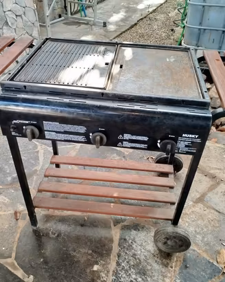 griglia/piastra a gas da giardino 