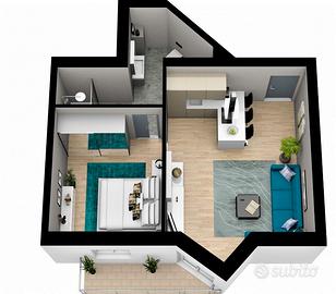 Bilocale con terrazzo - Busto Arsizio