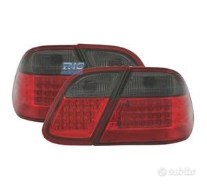 FANALI PER MERCEDES CLK W208 97-02 LED ROSSO AFFUM