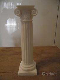 Colonna Replica Marmo Alabastro Greco Romano 16 cm