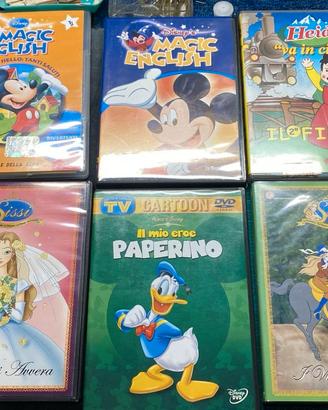 7 DVD DI CARTONI ANIMATI