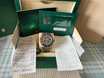 Rolex Submariner data acciaio anno 2020