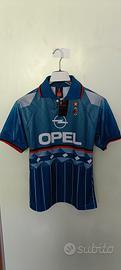 MAGLIA MILAN GARA STORICA FOURTH 1995/96 azzurra 