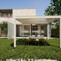 PERGOLA BIOCLIMATICA MT 4,00 X 4,00 MADE IN ITALY