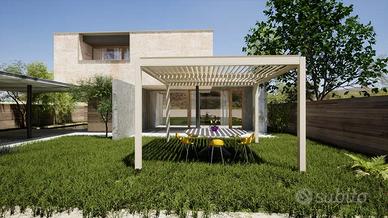 PERGOLA BIOCLIMATICA MT 4,00 X 4,00 MADE IN ITALY