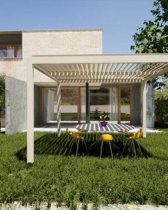 PERGOLA BIOCLIMATICA MT 4,00 X 4,00 MADE IN ITALY
