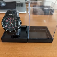 Mike Ellis Orologio Waterproof Nero/Rosso AW12