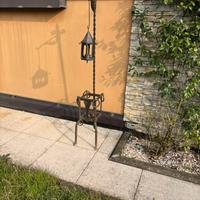 Porta lume antico in ferro