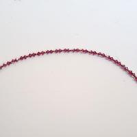 Bracciale in Cristallo Swarovski Rosso con Gancett