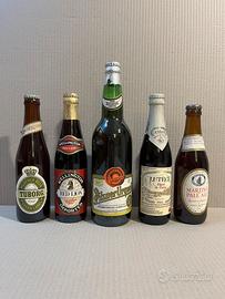 5 bottiglie di birre anni ‘90 da collezione