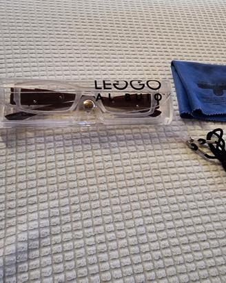 Occhiali da lettura premontati con luci LED integr