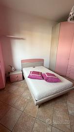 Cameretta Completa da Ragazza Rosa e Legno