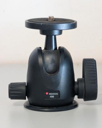 Manfrotto 496 testa a sfera alluminio