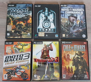 Videogiochi PC DVD-ROM, lotto 11 videogames