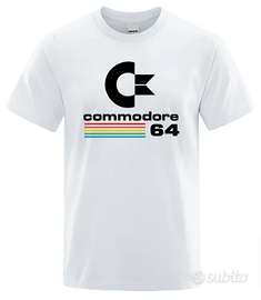 Tshirt Commodore 64 - uomo bianca taglia L NUOVA