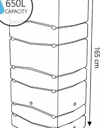 Serbatoi Waterform Acqua Piovana - 500 e 650 litri