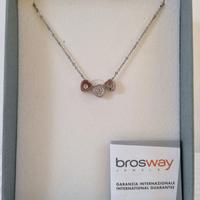 Collana donna Brosway tris cuore