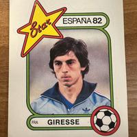 Figurina panini sticker’s star espana 82 Giresse