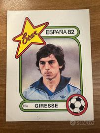 Figurina panini sticker’s star espana 82 Giresse