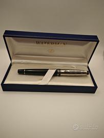 Waterman Expert Deluxe Black ct Pennino M penna