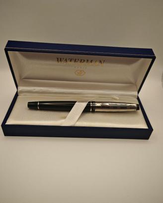 Waterman Expert Deluxe Black ct Pennino M penna
