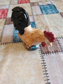 Gallo in Ceramica Vintage Soprammobile Cucina
