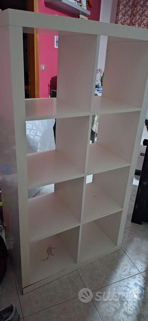 KALLAX scaffale con ante, bianco, 77x147 cm - IKEA Italia