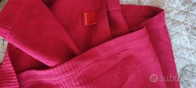 Copriletto cotone. Zucchi rosso matrim.