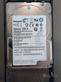 Lotto 17 HDD SAS600GB10K Fujitsu + Caddy Originali