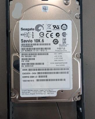 Lotto 17 HDD SAS600GB10K Fujitsu + Caddy Originali