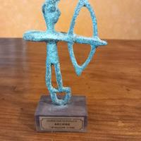 bronzo Bronzetto arciere Sardegna Nuragica Fucina 
