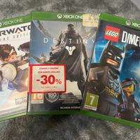 Lotto di 3 giochi originali per xbox one,