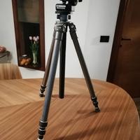 CAVALLETTO FOTOGRAFICO GITZO CON TESTA MANFROTTO